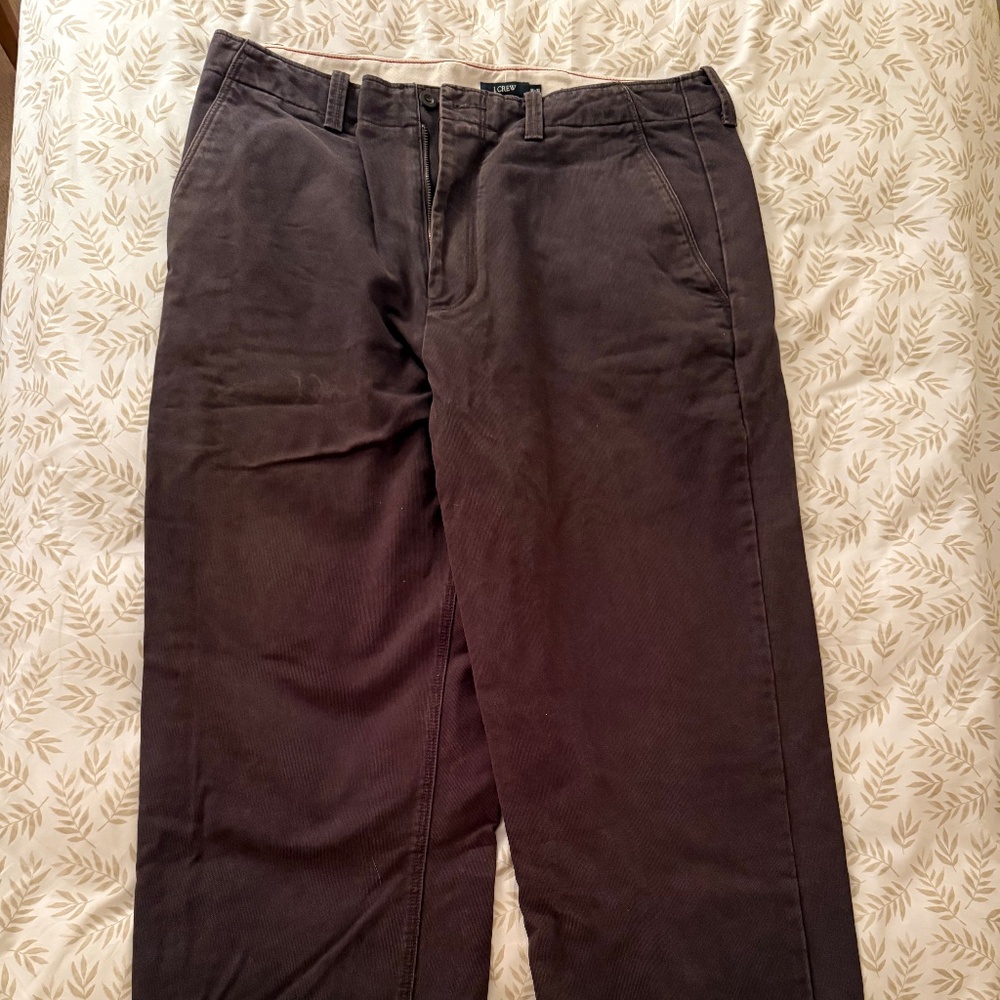 Olive J. Crew Heavy Woven Chino